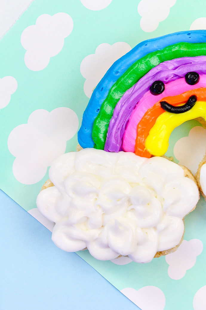 DIY Happy Rainbow Rice Krispie Treats