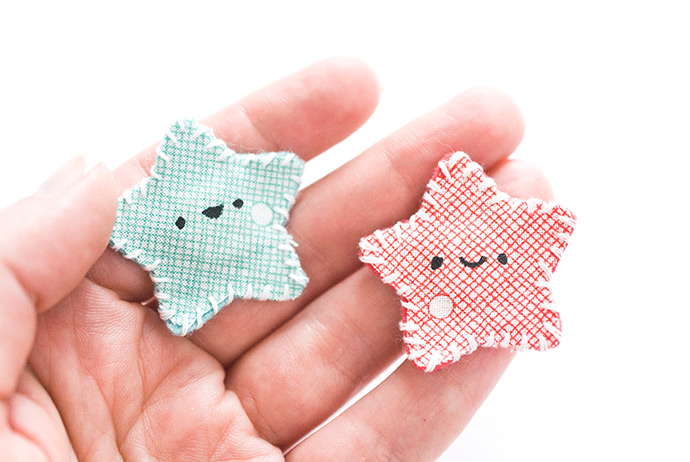 Smiling Star Felt Magnets