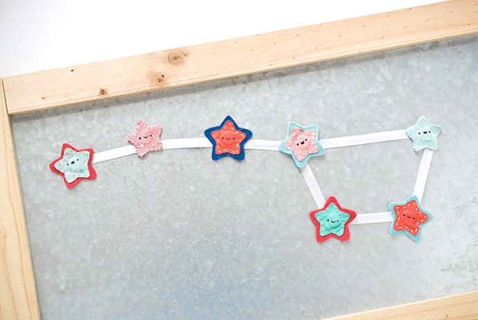 Smiling Star Felt Magnets