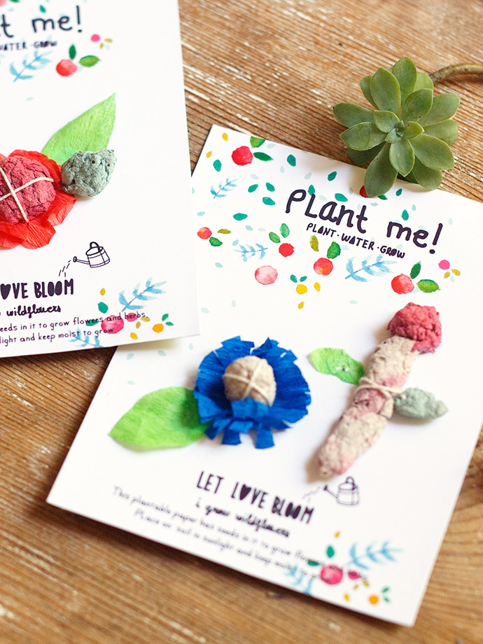 DIY Plantable Seed Paper Cards