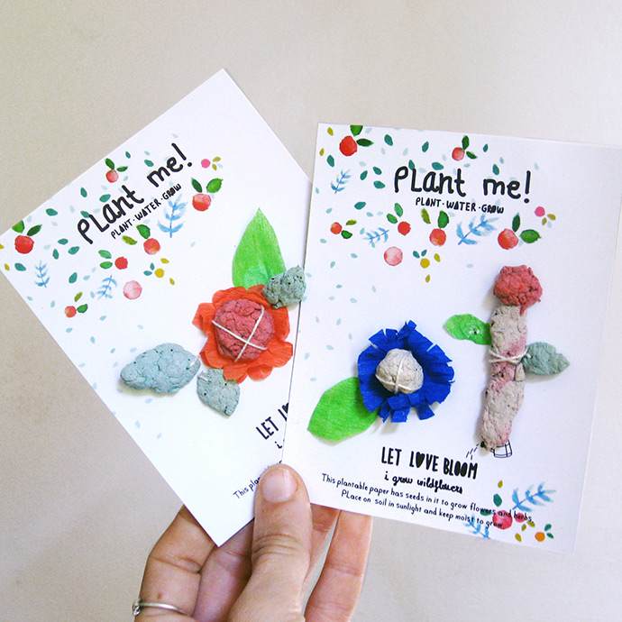 DIY Plantable Seed Paper Cards