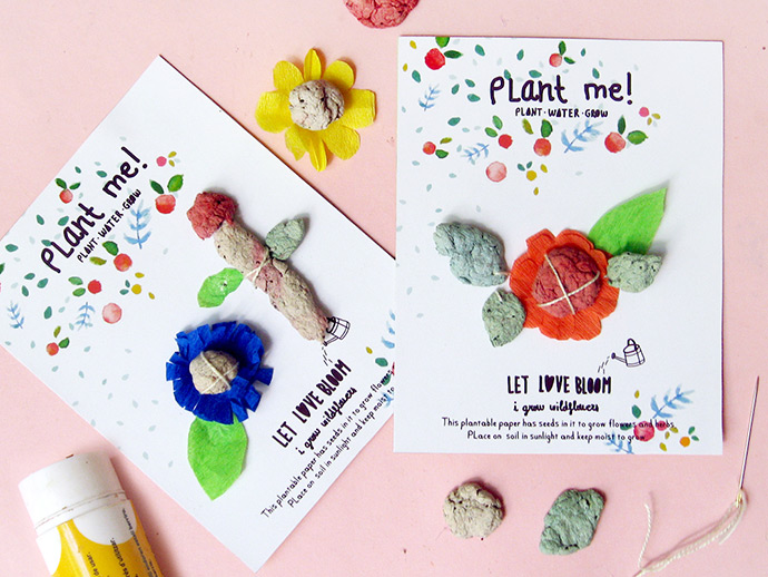 DIY Plantable Seed Paper Cards