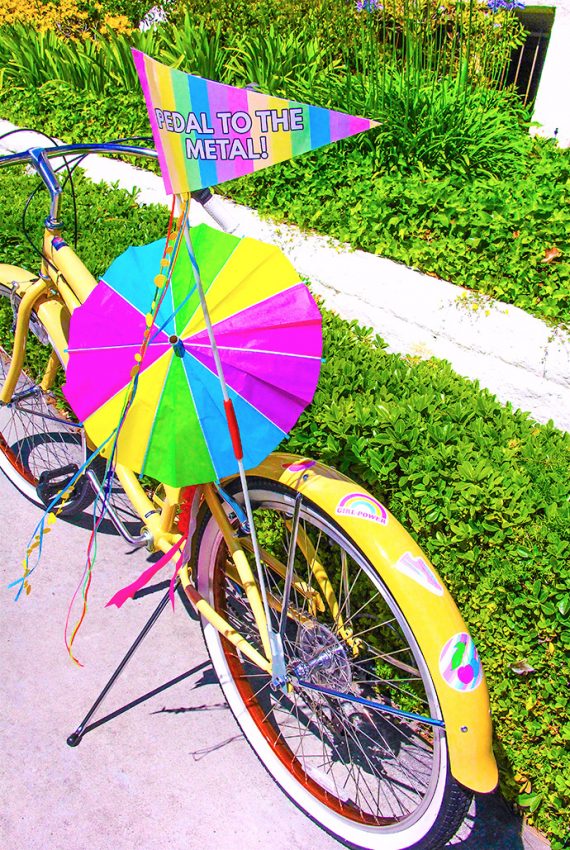 Printable Rainbow Bike Flags | Handmade Charlotte