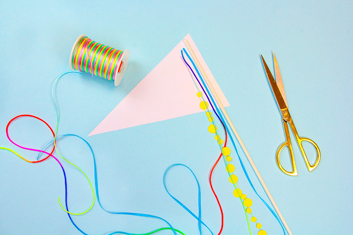 Printable Rainbow Bike Flags