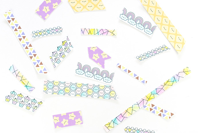 Printable Paper Coloring Tape