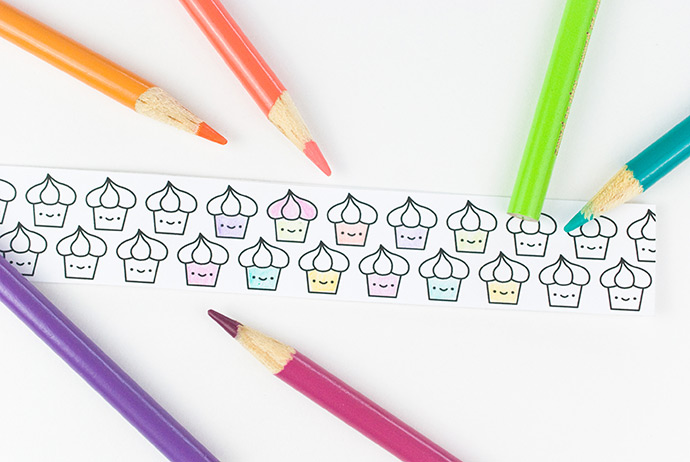 Printable Paper Coloring Tape