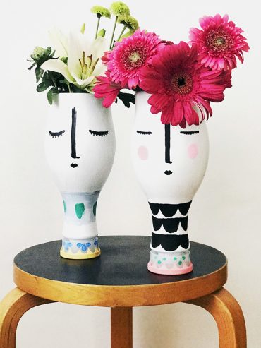 Upcycled Almond Milk Bottle Dolls