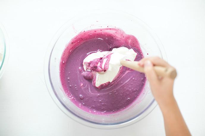 Mixed Berry Cheesecake No-Churn Ice Cream