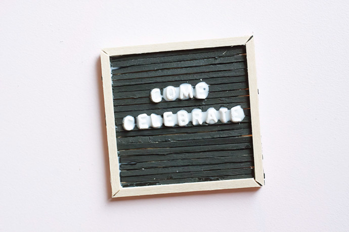 Mini Letter Board Invitations