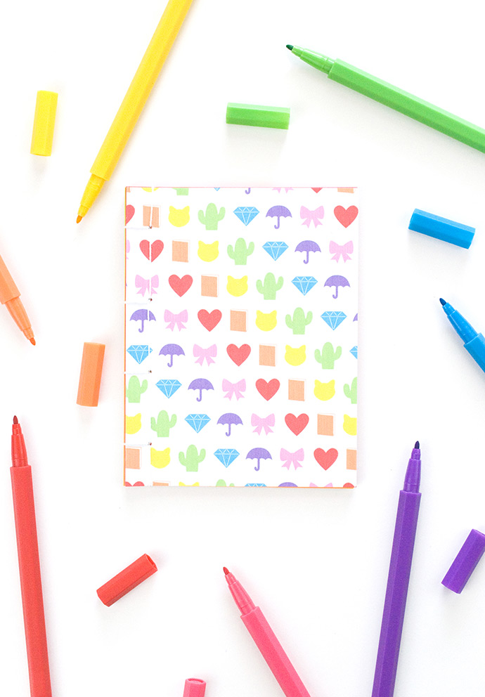 Printable Rainbow Emoji Notebooks