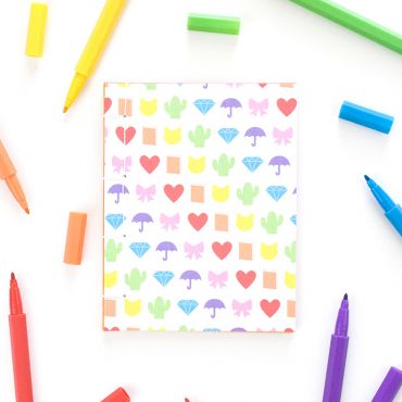 Printable Rainbow Emoji Notebooks
