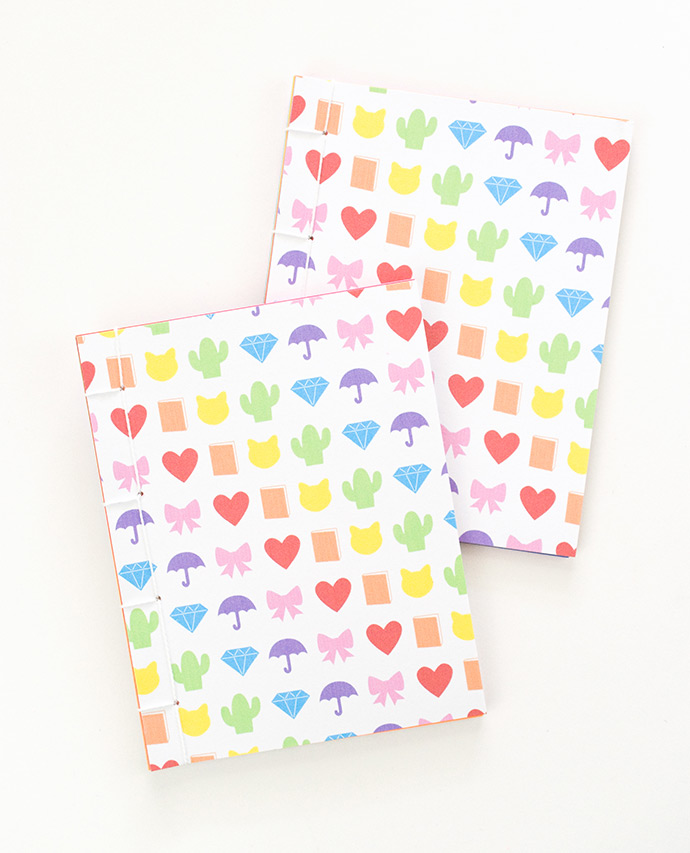 Printable Rainbow Emoji Notebooks