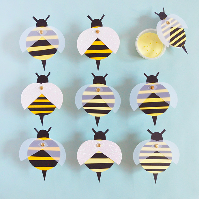 Mod Podge Honeybee Slime Favors