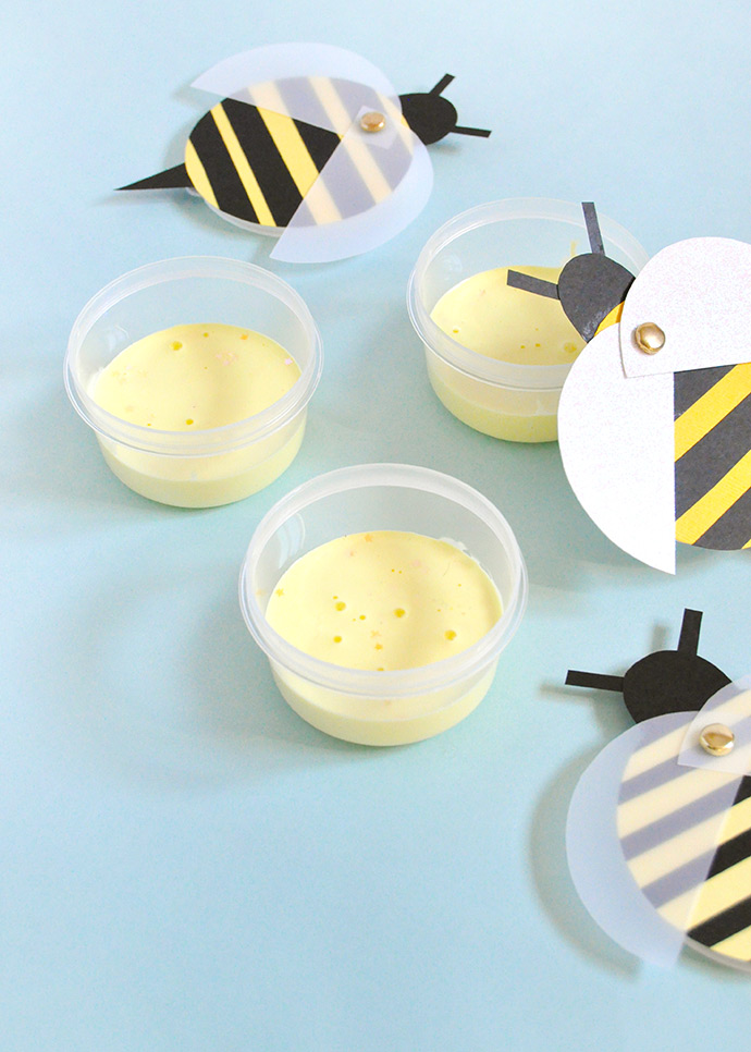 Mod Podge Honeybee Slime Favors