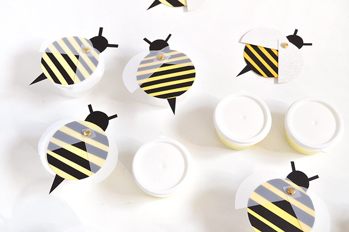 Mod Podge Honeybee Slime Favors
