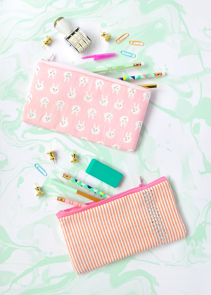 Bedazzled Pencil Cases