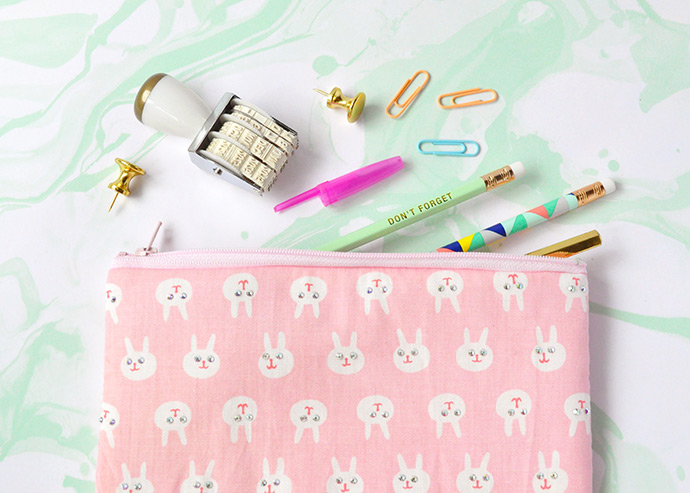 Bedazzled Pencil Cases