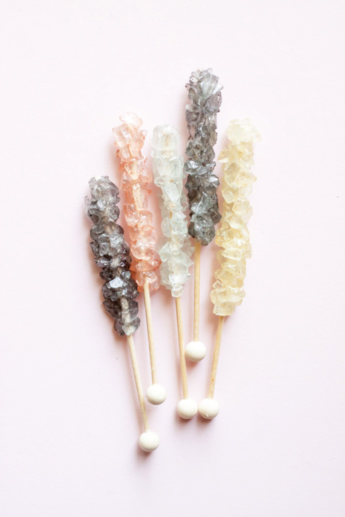 Faux Rock Candy Magnets