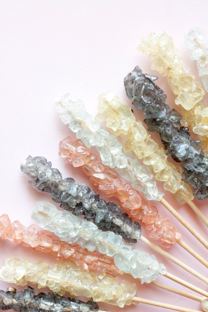 Faux Rock Candy Magnets