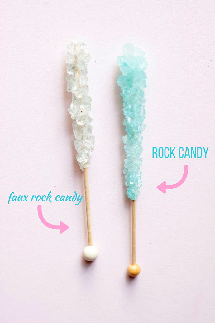 Faux Rock Candy Magnets