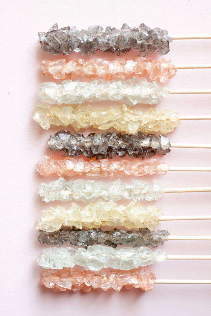 Faux Rock Candy Magnets