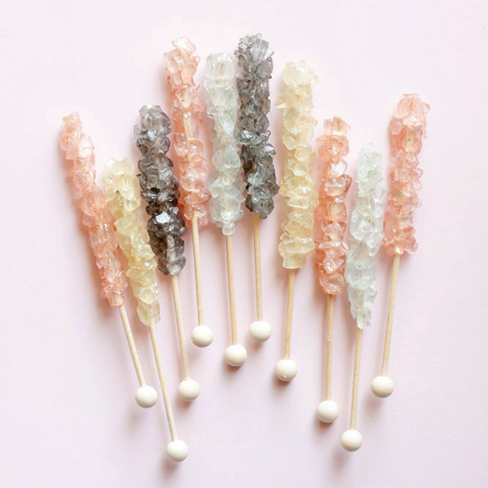 Faux Rock Candy Magnets