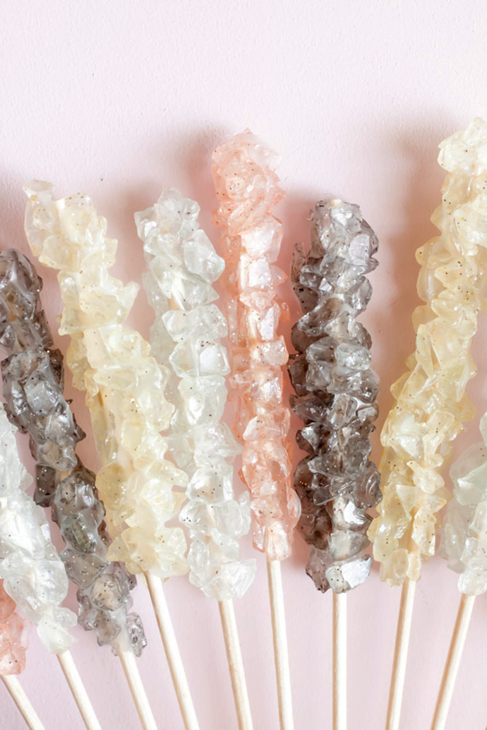 Faux Rock Candy Magnets