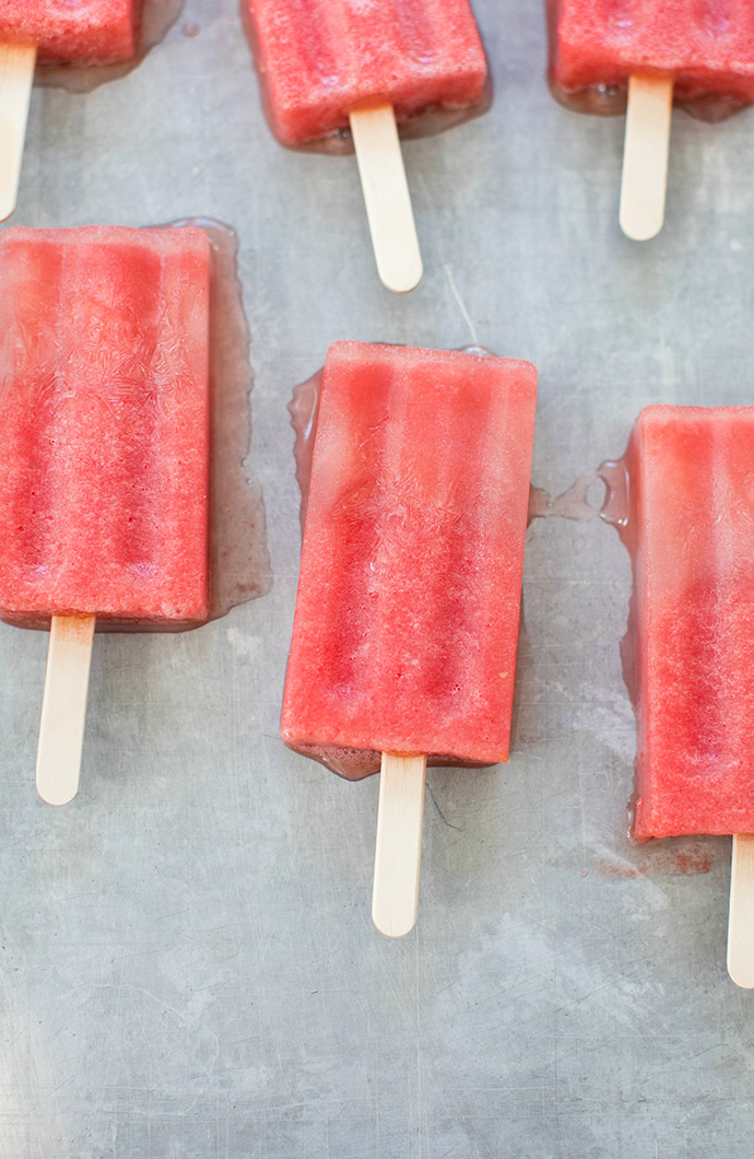 Watermelon Lemonade Popsicles