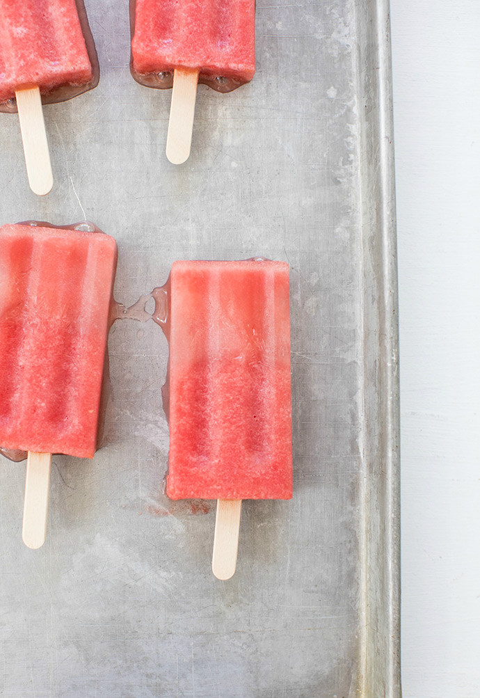 Watermelon Lemonade Popsicles