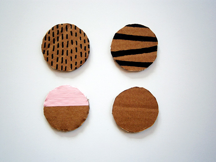 DIY Cardboard Jewelry