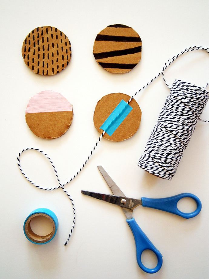 DIY Cardboard Jewelry