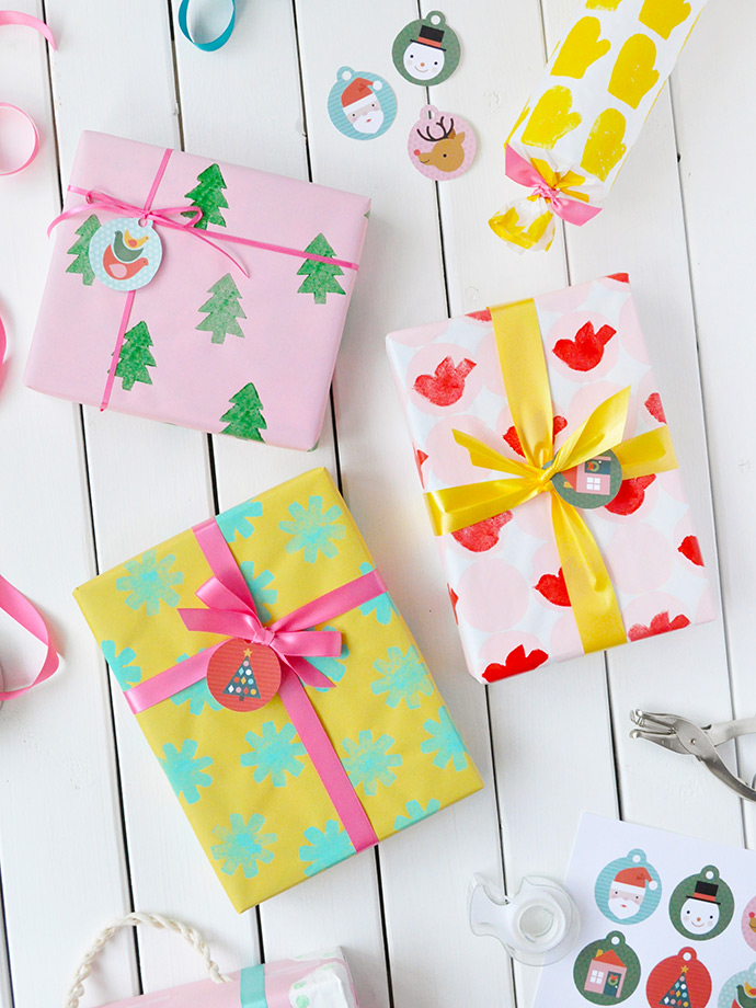 Homemade Gift Wrapping Papers  Make your own gift wrap papers