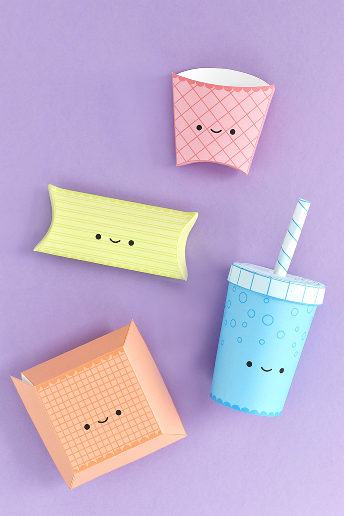 Friendly Fast Food Printable Boxes Handmade Charlotte