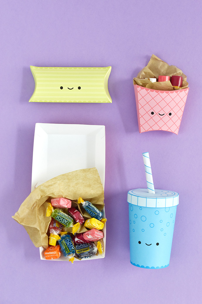 Friendly Fast Food Printable Boxes