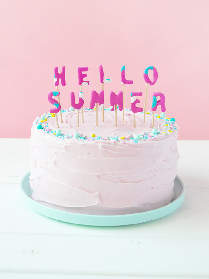 Get Ready for Summer with this DIY FIMO Cake Topper