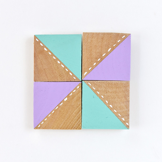 Design-a-Quilt Painted Magnets