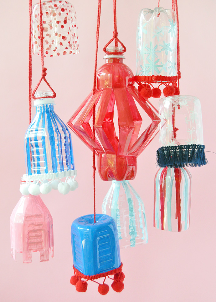 Recyclable Plastic Bottle Lanterns