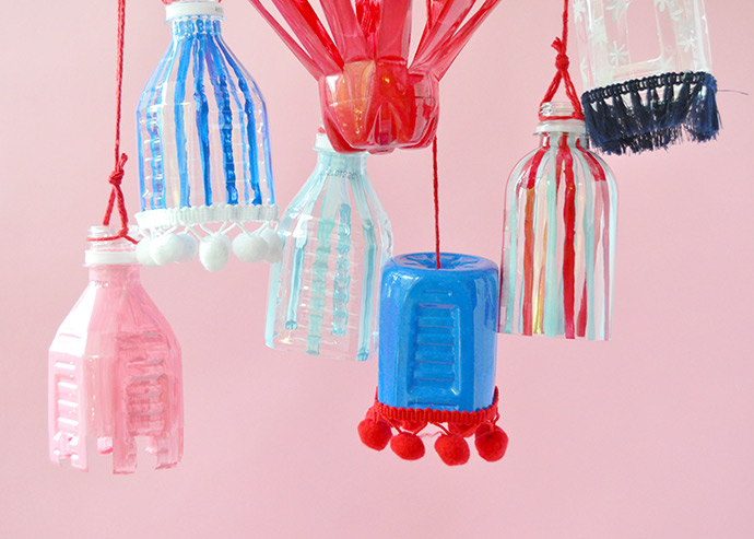 Recyclable Plastic Bottle Lanterns