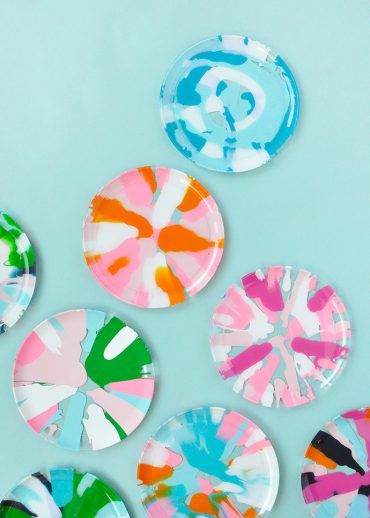 Salad Spinner Art Party Plates