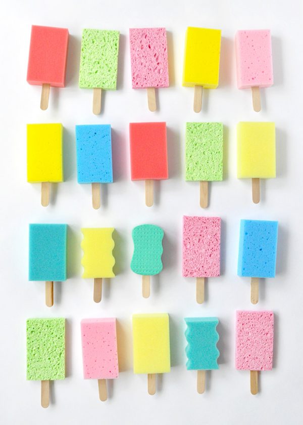 Dish Sponge Popsicles Handmade Charlotte