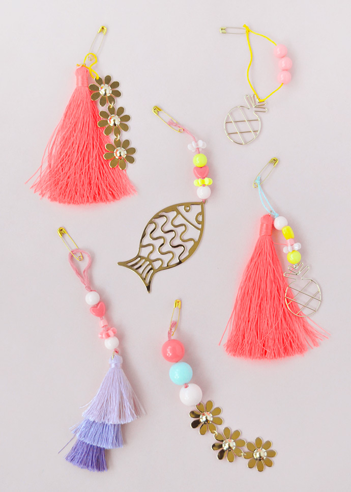 How To Turn Earrings into Backpack Charms