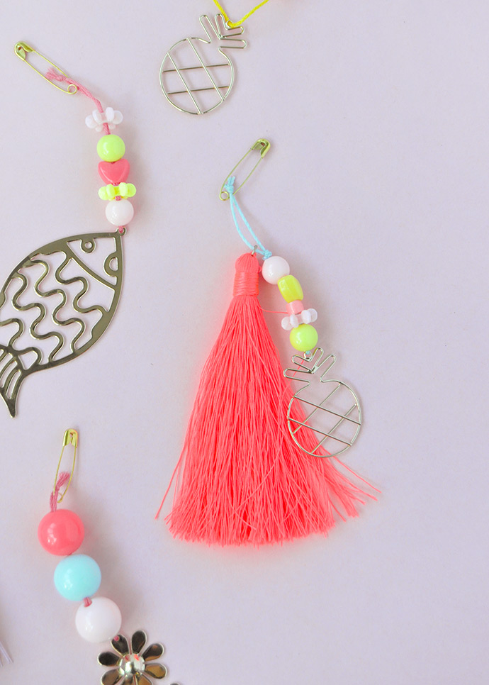 How To Turn Earrings into Backpack Charms