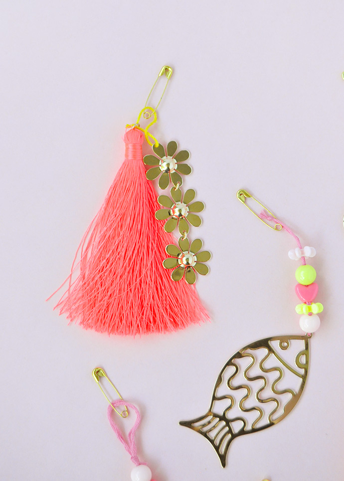 How To Turn Earrings into Backpack Charms