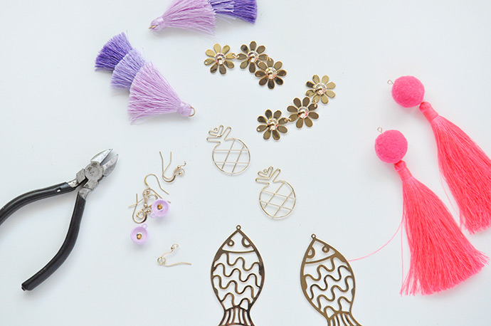 How To Turn Earrings into Backpack Charms