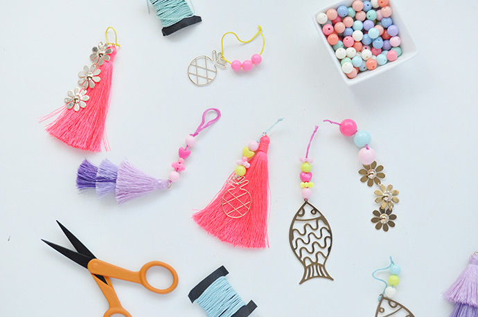 How To Turn Earrings into Backpack Charms