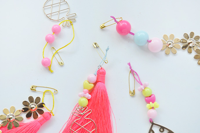 How To Turn Earrings into Backpack Charms