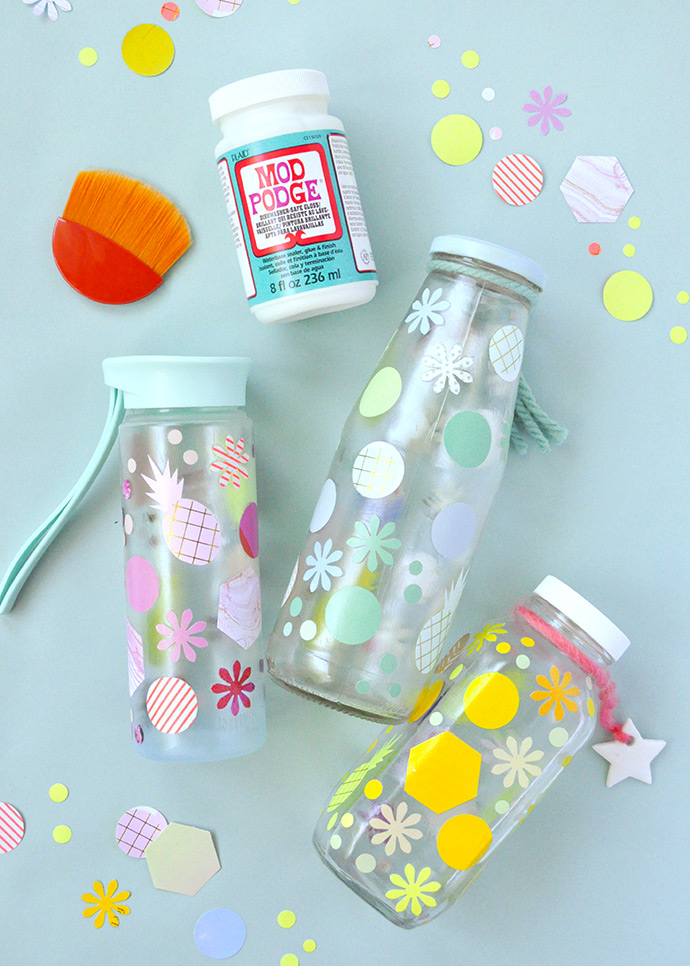 Mod Podge Reusable Water Bottles