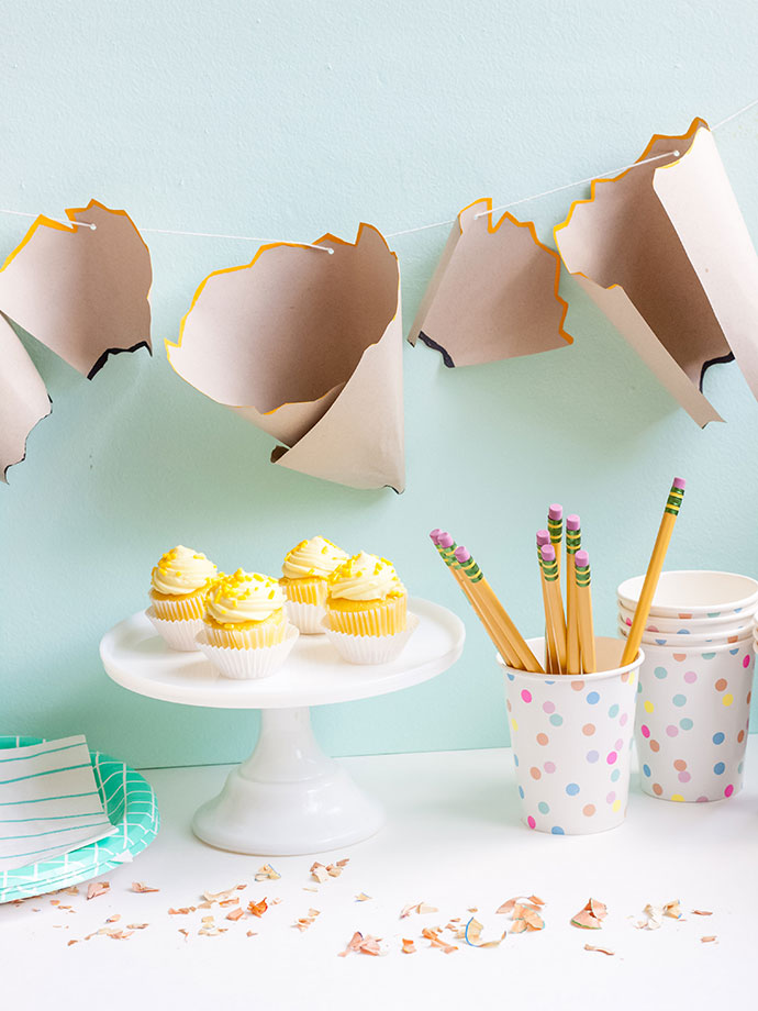 Back-to-School Pencil Shaving Garland