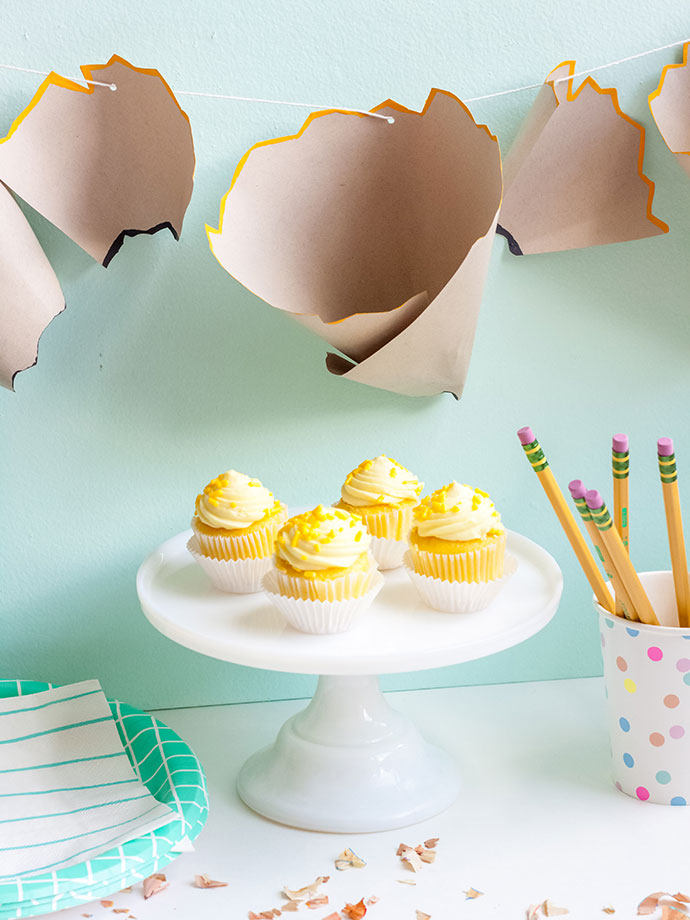 Back-to-School Pencil Shaving Garland