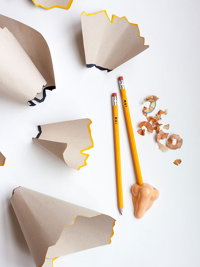 Back-to-School Pencil Shaving Garland